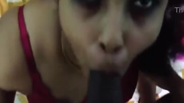 Busty indian girlfriend pov blow job
